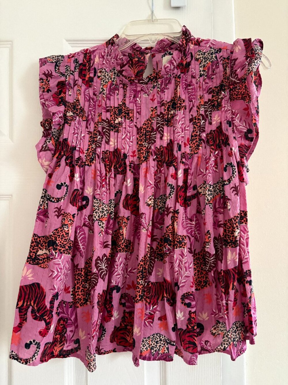 Printfresh Ruffle Sleeved Blouse